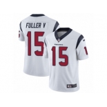 Men's Nike Houston Texans #15 Will Fuller V Vapor Untouchable Limited White NFL Jersey