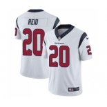 Men's Nike Houston Texans #20 Justin Reid White Vapor Untouchable Limited Player NFL Jersey