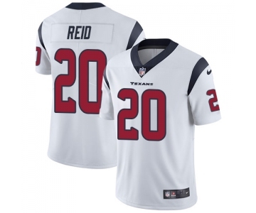 Men's Nike Houston Texans #20 Justin Reid White Vapor Untouchable Limited Player NFL Jersey