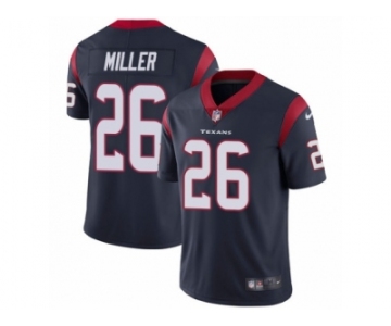 Men's Nike Houston Texans #26 Lamar Miller Vapor Untouchable Limited Navy Blue Team Color NFL Jersey