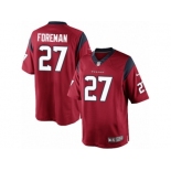 Men's Nike Houston Texans #27 D'Onta Foreman Limited Red Alternate NFL Jersey