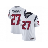 Men's Nike Houston Texans #27 D'Onta Foreman Vapor Untouchable Limited White NFL Jersey