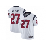 Men's Nike Houston Texans #27 Jose Altuve Vapor Untouchable Limited White NFL Jersey