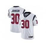 Men's Nike Houston Texans #30 Kevin Johnson Vapor Untouchable Limited White NFL Jersey