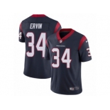 Men's Nike Houston Texans #34 Tyler Ervin Vapor Untouchable Limited Navy Blue Team Color NFL Jersey