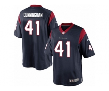 Men's Nike Houston Texans #41 Zach Cunningham Limited Navy Blue Team Color NFL Jersey