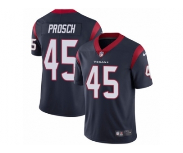 Men's Nike Houston Texans #45 Jay Prosch Vapor Untouchable Limited Navy Blue Team Color NFL Jersey