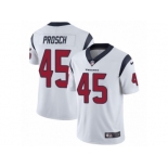 Men's Nike Houston Texans #45 Jay Prosch Vapor Untouchable Limited White NFL Jersey