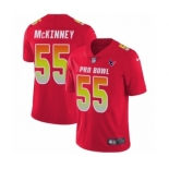 Men's Nike Houston Texans #55 Benardrick McKinney Limited Red AFC 2019 Pro Bowl NFL Jersey