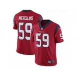 Men's Nike Houston Texans #59 Whitney Mercilus Vapor Untouchable Limited Red Alternate NFL Jersey