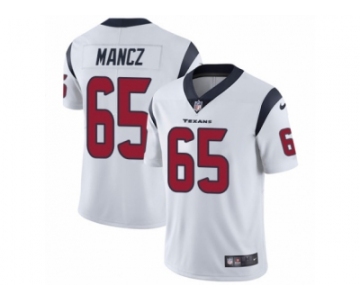 Men's Nike Houston Texans #65 Greg Mancz Vapor Untouchable Limited White NFL Jersey