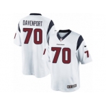 Men's Nike Houston Texans #70 Julien Davenport Limited White NFL Jersey