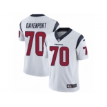 Men's Nike Houston Texans #70 Julien Davenport Vapor Untouchable Limited White NFL Jersey