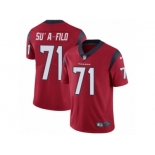 Men's Nike Houston Texans #71 Xavier Su'a-Filo Vapor Untouchable Limited Red Alternate NFL Jersey