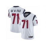 Men's Nike Houston Texans #71 Xavier Su'a-Filo Vapor Untouchable Limited White NFL Jersey