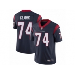 Men's Nike Houston Texans #74 Chris Clark Vapor Untouchable Limited Navy Blue Team Color NFL Jersey