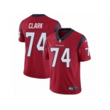 Men's Nike Houston Texans #74 Chris Clark Vapor Untouchable Limited Red Alternate NFL Jersey