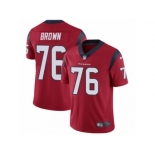 Men's Nike Houston Texans #76 Duane Brown Vapor Untouchable Limited Red Alternate NFL Jersey