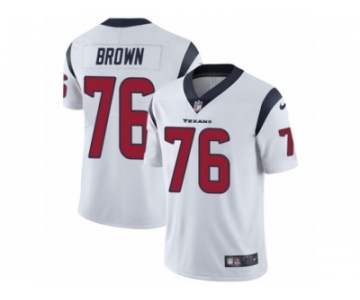 Men's Nike Houston Texans #76 Duane Brown Vapor Untouchable Limited White NFL Jersey