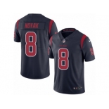 Men's Nike Houston Texans #8 Nick Novak Limited Navy Blue Rush NFL Jersey