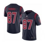 Men's Nike Houston Texans #87 Demaryius Thomas Limited Navy Blue Rush Vapor Untouchable NFL Jersey