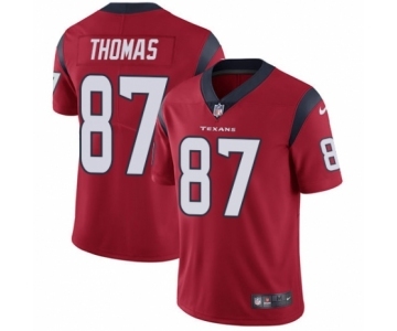 Men's Nike Houston Texans #87 Demaryius Thomas Red Alternate Vapor Untouchable Limited Player NFL Jersey