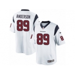 Men's Nike Houston Texans #89 Stephen Anderson Limited White NFL Jersey