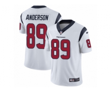 Men's Nike Houston Texans #89 Stephen Anderson Vapor Untouchable Limited White NFL Jersey