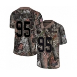 Men's Nike Houston Texans #95 Christian Covington Limited Camo Rush Realtree NFL Jersey