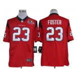 nike nfl jerseys houston texans #23 foster red[nike limited 10th patch]