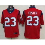 nike nfl jerseys houston texans #23 foster red[nike limited]