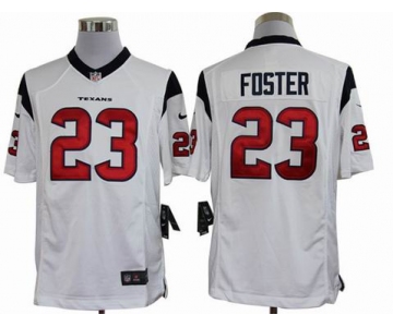 nike nfl jerseys houston texans #23 foster white[nike limited]