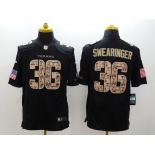 nike nfl jerseys houston texans #36 swearinger Black[salute to service limited]