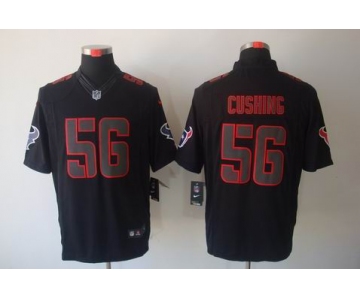 nike nfl jerseys houston texans #56 cushing black[nike limited]