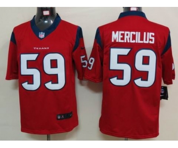 nike nfl jerseys houston texans #59 mercilus red[nike limited]