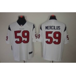 nike nfl jerseys houston texans #59 mercilus white[nike limited]