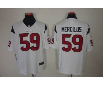 nike nfl jerseys houston texans #59 mercilus white[nike limited]