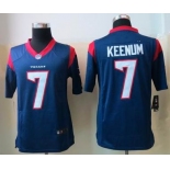 nike nfl jerseys houston texans #7 keenum blue[nike limited]