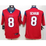 nike nfl jerseys houston texans #8 schaub red[nike limited]