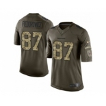 nike nfl jerseys houston texans #87 fieoorowicz army green[nike Limited Salute To Service]