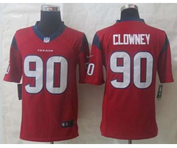 nike nfl jerseys houston texans #90 clowney red[nike limited][clowney]