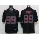 nike nfl jerseys houston texans #99 watt black[nike limited]