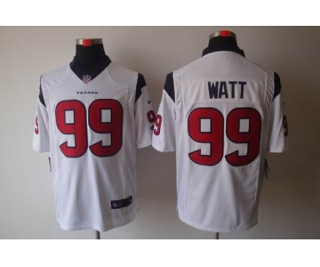 nike nfl jerseys houston texans #99 watt white[nike limited]