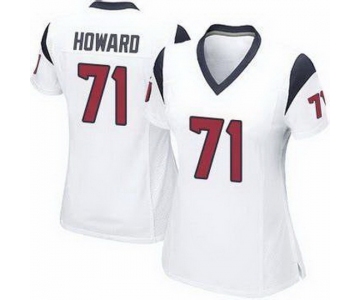 Women Houston Texans Tytus Howard #71 White Vapor Limited Stitched NFL Jersey