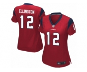 Women Nike Houston Texans #12 Bruce Ellington Game Red Alternate NFL Jersey