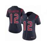 Women Nike Houston Texans #12 Bruce Ellington Limited Navy Blue Rush Vapor Untouchable NFL Jersey