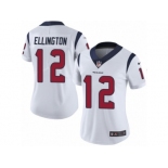 Women Nike Houston Texans #12 Bruce Ellington White Vapor Untouchable Limited Player NFL Jersey