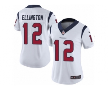 Women Nike Houston Texans #12 Bruce Ellington White Vapor Untouchable Limited Player NFL Jersey