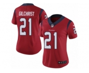 Women Nike Houston Texans #21 Marcus Gilchrist Red Alternate Vapor Untouchable Limited Player NFL Jersey