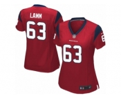 Women Nike Houston Texans #63 Kendall Lamm Game Red Alternate NFL Jersey